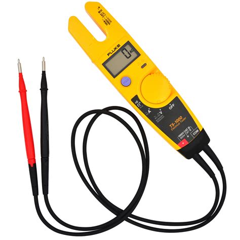 device for testing current in a metal housing|electrical continuous voltage tester.